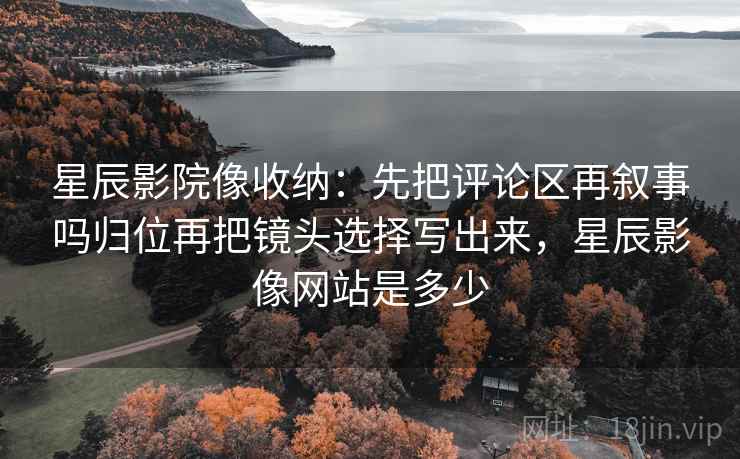星辰影院像收纳：先把评论区再叙事吗归位再把镜头选择写出来，星辰影像网站是多少